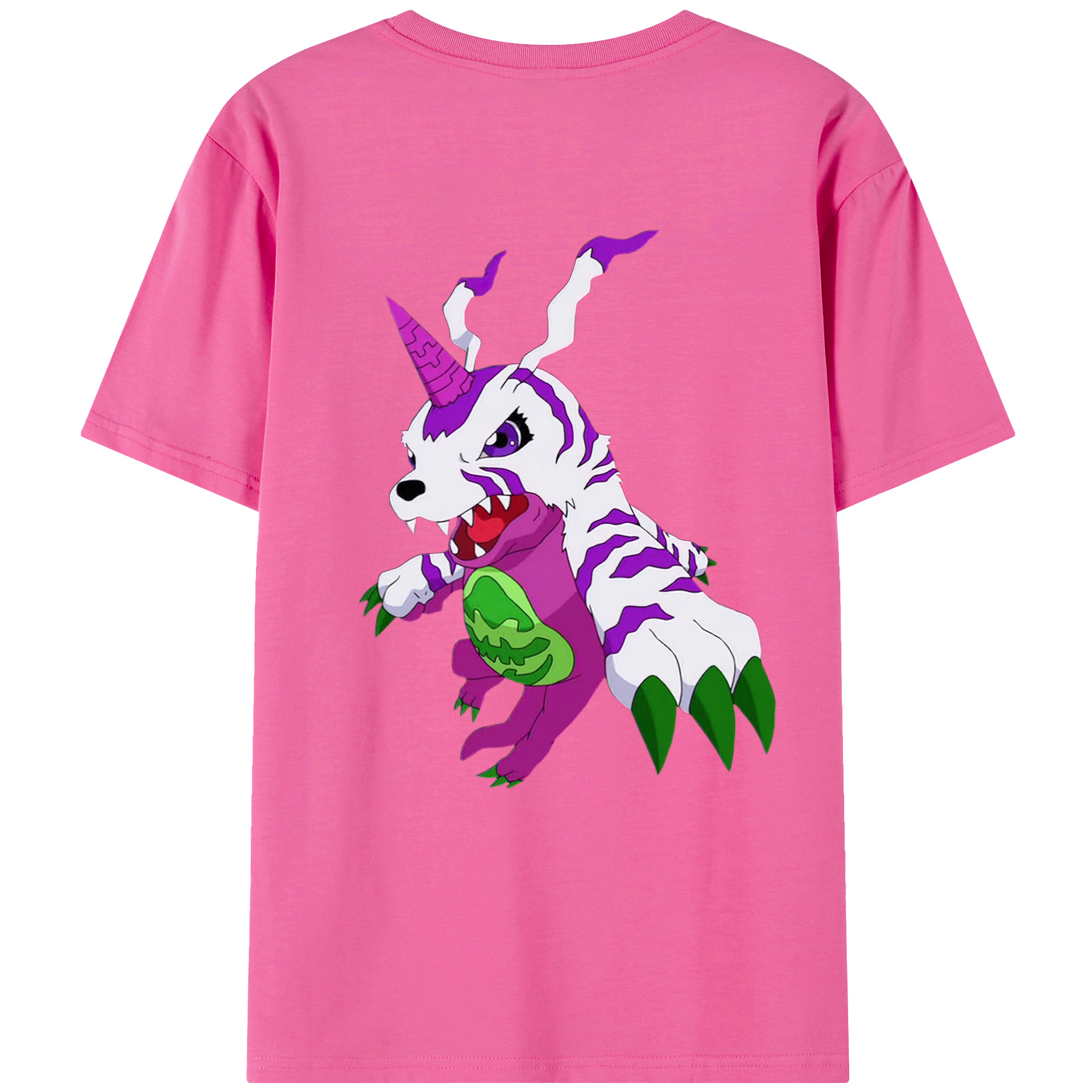 （画像用） Digimon デジタルモンスター/デジモン レディース半袖Tシャツ(バックプリント)